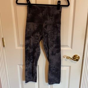 Lulu lemon align cropped leggings diamond dye